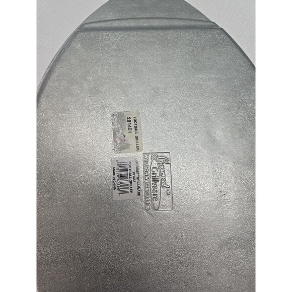 Wilton Armetale Gourmet Grillware Football Shape Griller - Picture 5 of 14